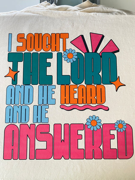 I sought the Lord