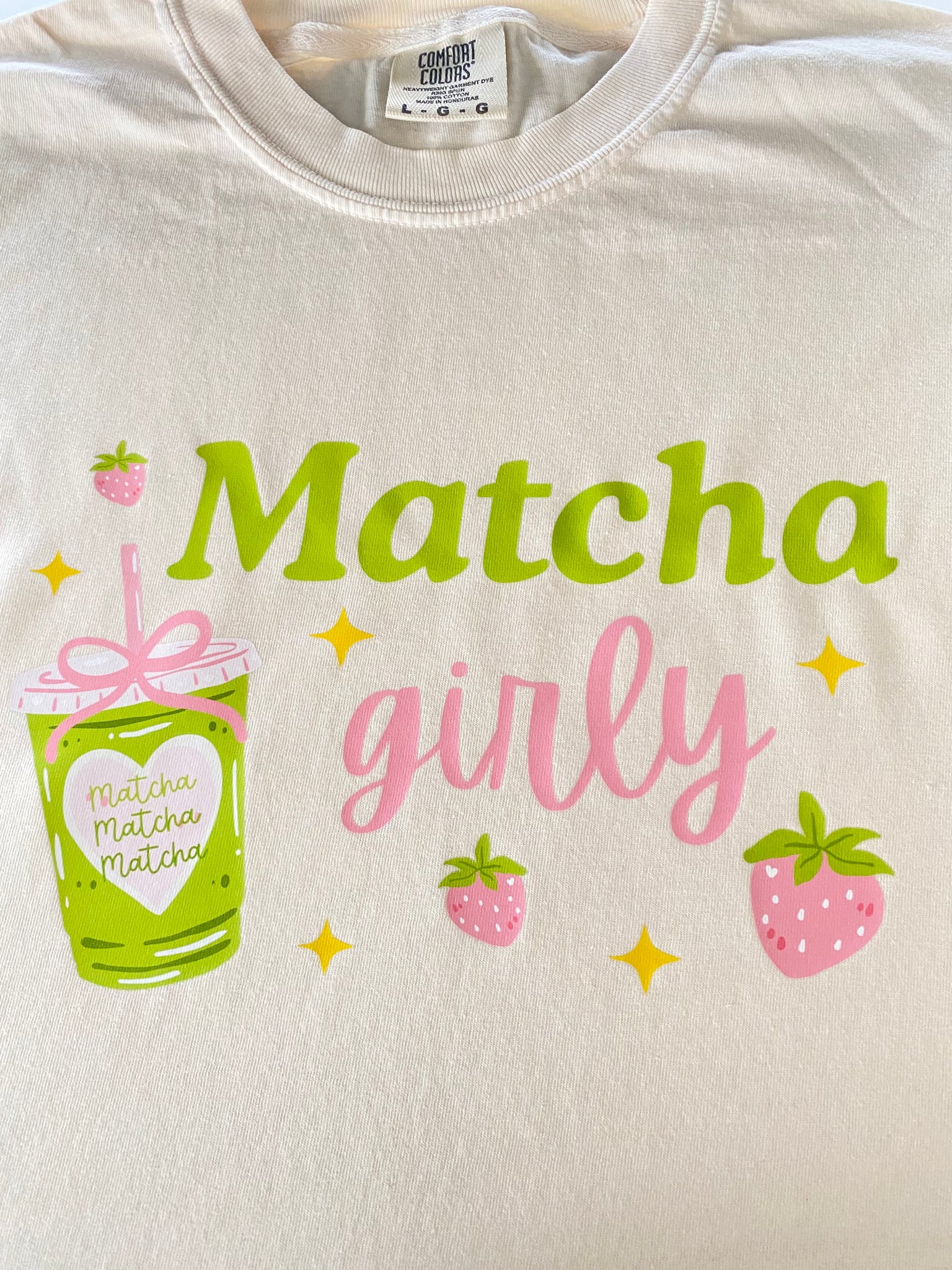 Matcha Girly (Ivory Shirt)