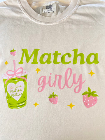 Matcha Girly (Ivory Shirt)