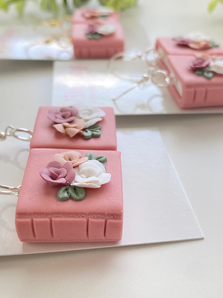 Flora & Fiction Book Earring